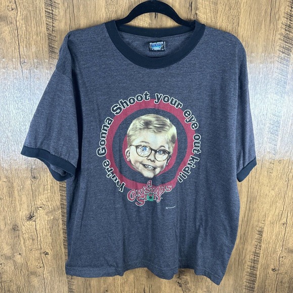 A Christmas Story Other - A Christmas Story Ralphie "You’ll Shoot Your Eye Out Kid"adult T Shirt Large
